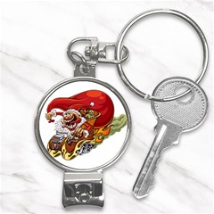 Funny Santa Claus Christmas Nail Clippers Key Chain by Sarkoni