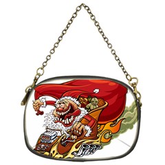 Funny Santa Claus Christmas Chain Purse (one Side) by Sarkoni