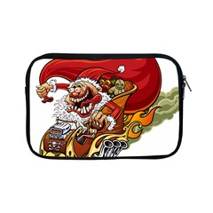 Funny Santa Claus Christmas Apple Ipad Mini Zipper Cases by Sarkoni