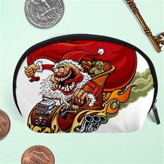 Funny Santa Claus Christmas Accessory Pouch (large) by Sarkoni