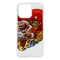 Funny Santa Claus Christmas Iphone 14 Pro Max Tpu Uv Print Case by Sarkoni