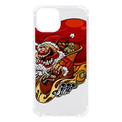 Funny Santa Claus Christmas Iphone 13 Tpu Uv Print Case by Sarkoni