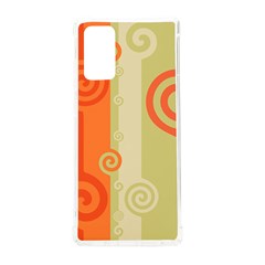 Ring Kringel Background Abstract Red Samsung Galaxy Note 20 Tpu Uv Case