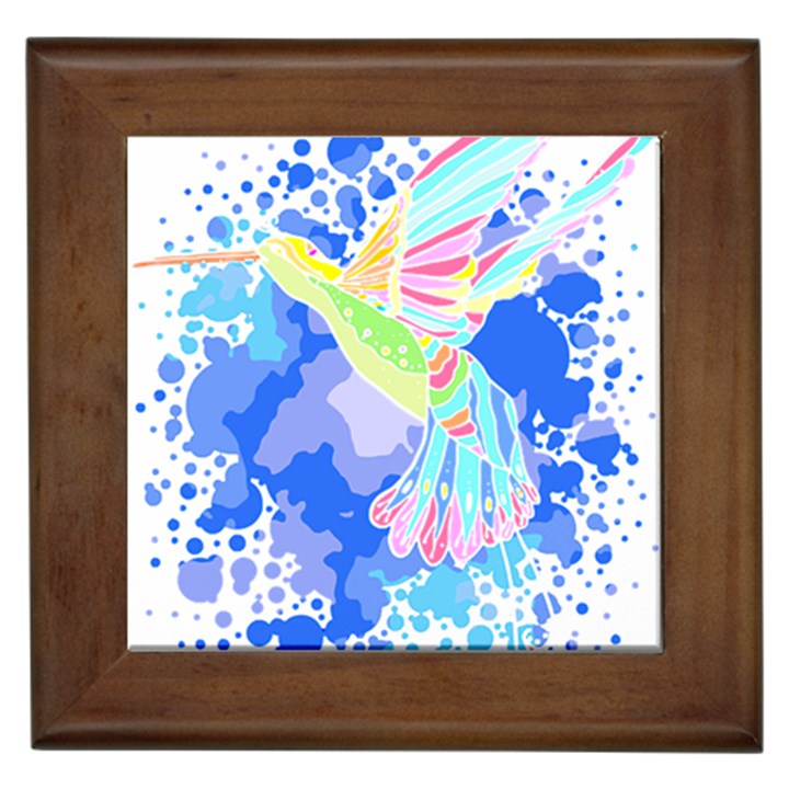 Bird Lover T- Shirtbird T- Shirt (3) Framed Tile