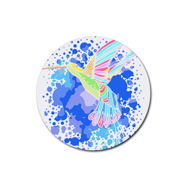 Bird Lover T- Shirtbird T- Shirt (3) Rubber Coaster (Round)