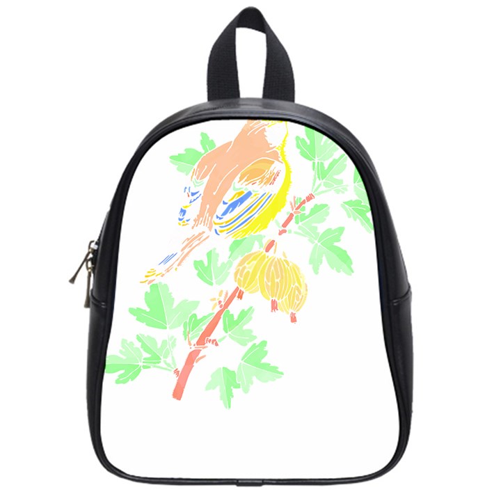 Bird Lover T- Shirtbird T- Shirt (5) School Bag (Small)