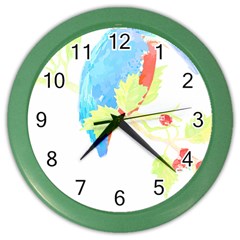 Bird Lover T- Shirtbird T- Shirt (9) Color Wall Clock