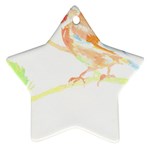 Bird Lover T- Shirtbird T- Shirt (12) Ornament (Star) Front