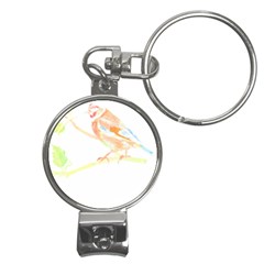 Bird Lover T- Shirtbird T- Shirt (12) Nail Clippers Key Chain