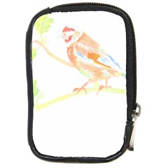 Bird Lover T- Shirtbird T- Shirt (12) Compact Camera Leather Case by EnriqueJohnson