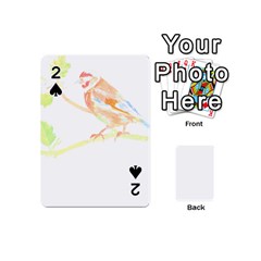 Bird Lover T- Shirtbird T- Shirt (12) Playing Cards 54 Designs (mini) by EnriqueJohnson