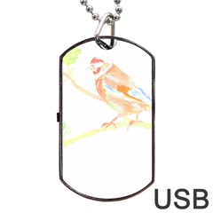 Bird Lover T- Shirtbird T- Shirt (12) Dog Tag Usb Flash (two Sides) by EnriqueJohnson