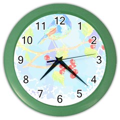 Bird Lover T- Shirtbird T- Shirt (15) Color Wall Clock by EnriqueJohnson