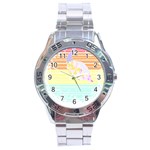 Bird Lover T- Shirtbird T- Shirt (16) Stainless Steel Analogue Watch Front