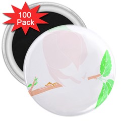 Bird Lover T- Shirtbird T- Shirt (19) 3  Magnets (100 Pack)