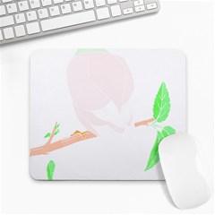 Bird Lover T- Shirtbird T- Shirt (19) Large Mousepad by EnriqueJohnson