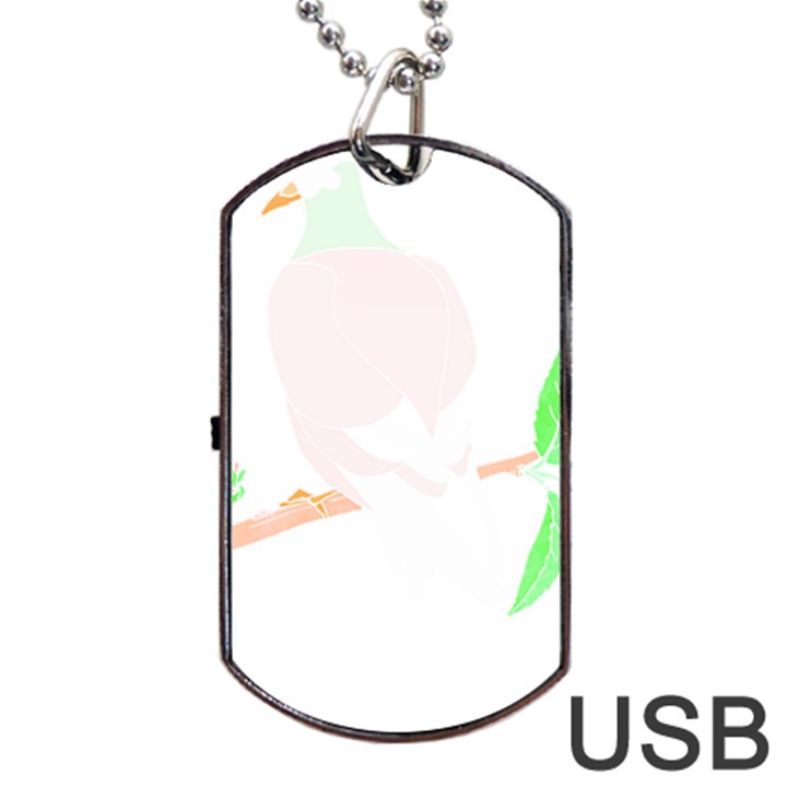 Bird Lover T- Shirtbird T- Shirt (19) Dog Tag USB Flash (Two Sides)