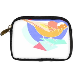 Bird Lover T- Shirtbird T- Shirt (21) Digital Camera Leather Case by EnriqueJohnson