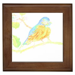 Bird Lover T- Shirtbird T- Shirt (22) Framed Tile by EnriqueJohnson