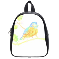 Bird Lover T- Shirtbird T- Shirt (22) School Bag (small) by EnriqueJohnson