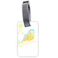 Bird Lover T- Shirtbird T- Shirt (22) Luggage Tag (one Side) by EnriqueJohnson