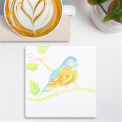 Bird Lover T- Shirtbird T- Shirt (22) Uv Print Square Tile Coaster  by EnriqueJohnson