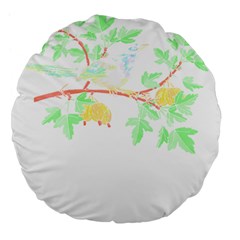 Bird Lover T- Shirtbird T- Shirt (23) Large 18  Premium Flano Round Cushions by EnriqueJohnson