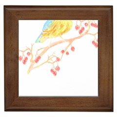 Bird Lover T- Shirtbird T- Shirt (24) Framed Tile by EnriqueJohnson