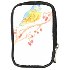 Bird Lover T- Shirtbird T- Shirt (24) Compact Camera Leather Case by EnriqueJohnson