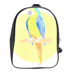 Bird Lover T- Shirtbird T- Shirt (25) School Bag (large) by EnriqueJohnson