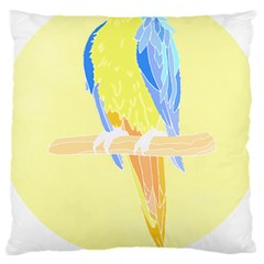 Bird Lover T- Shirtbird T- Shirt (25) Large Cushion Case (one Side) by EnriqueJohnson