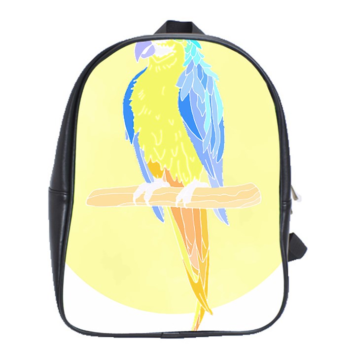 Bird Lover T- Shirtbird T- Shirt (25) School Bag (XL)