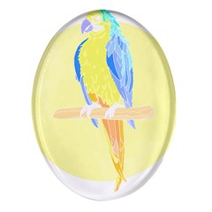 Bird Lover T- Shirtbird T- Shirt (25) Oval Glass Fridge Magnet (4 Pack) by EnriqueJohnson