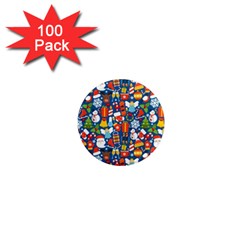 Winter Seamless Pattern 1  Mini Magnets (100 Pack)  by uniart180623