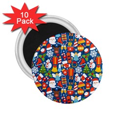 Winter Seamless Pattern 2 25  Magnets (10 Pack)  by uniart180623