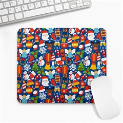 Winter Seamless Pattern Large Mousepad by uniart180623