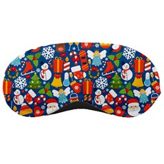 Winter Seamless Pattern Sleep Mask by uniart180623