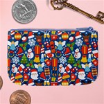 Winter Seamless Pattern Large Coin Purse Back