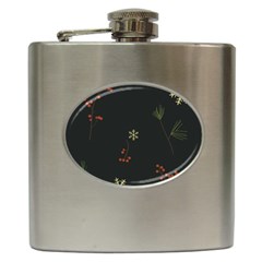 Festive Season Christmas Paper Hip Flask (6 Oz) by uniart180623