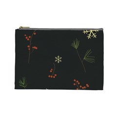 Festive Season Christmas Paper Cosmetic Bag (large) by uniart180623