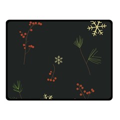 Festive Season Christmas Paper Two Sides Fleece Blanket (small) by uniart180623