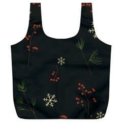 Festive Season Christmas Paper Full Print Recycle Bag (xl) by uniart180623