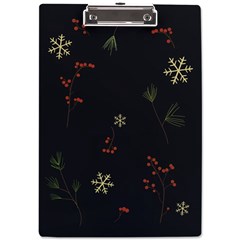 Festive Season Christmas Paper A4 Acrylic Clipboard by uniart180623