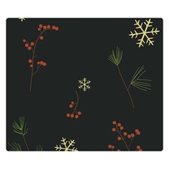 Festive Season Christmas Paper Premium Plush Fleece Blanket (small) by uniart180623