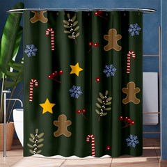 Christmas Party Pattern Design Shower Curtain 60  X 72  (medium)  by uniart180623