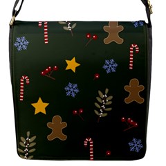 Christmas Party Pattern Design Flap Closure Messenger Bag (s) by uniart180623