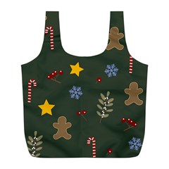 Christmas Party Pattern Design Full Print Recycle Bag (l) by uniart180623