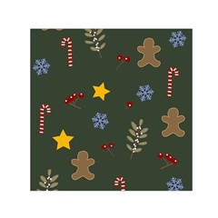 Christmas Party Pattern Design Square Satin Scarf (30  X 30 ) by uniart180623