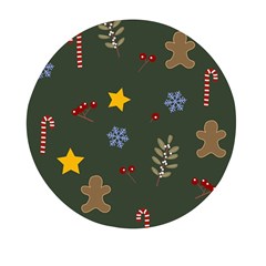 Christmas Party Pattern Design Mini Round Pill Box (pack Of 5)