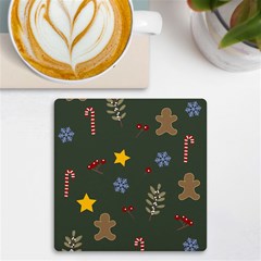 Christmas Party Pattern Design Uv Print Square Tile Coaster  by uniart180623